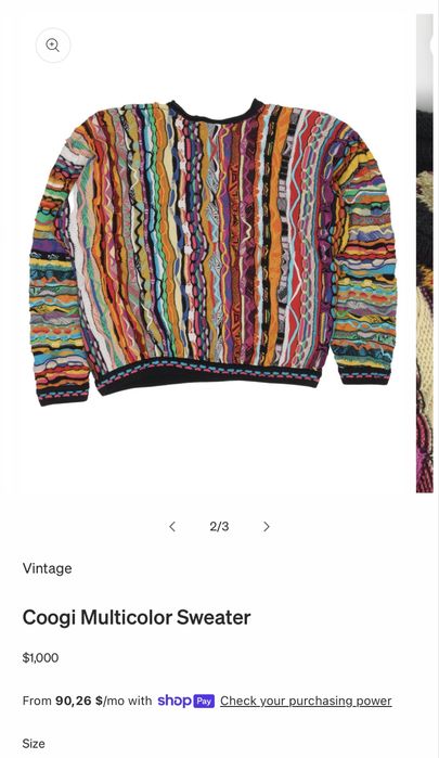 Мъжки пуловер COOGI Australia Vintage  80/90s. Размер XL