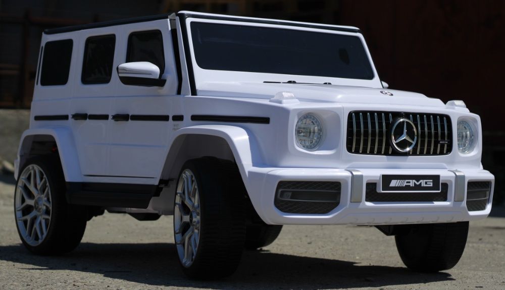 Masinuta electrica pentru 2 copii Mercedes AMG G63 XXL 4x4 #White