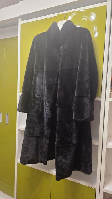 Шуба норковая, BlackGlama