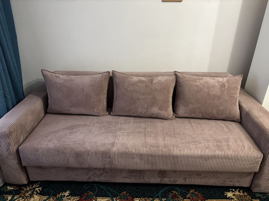 Canapea extensibila cu lada de depozitare