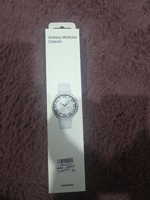 Samsung smart watch 6 clasic silver    LTE