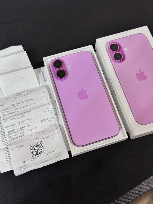 iPhone 16 Pink 128gb *НОВ* 100% Battery