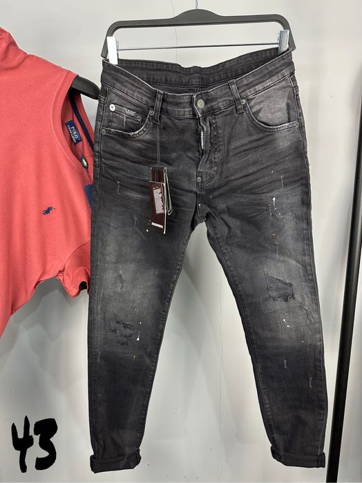 Dsquared мъжки черни дънки 6 модела