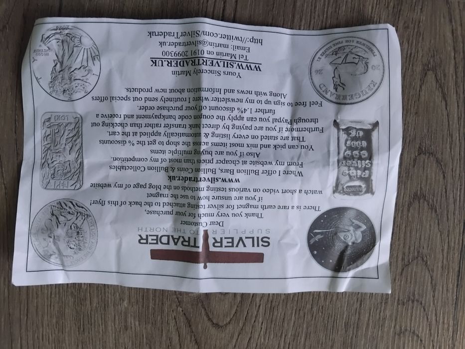 Сребърна монета Scrooge McDuck