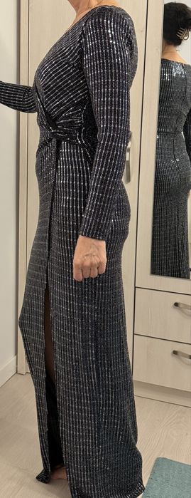 Rochie lunga cu paiete