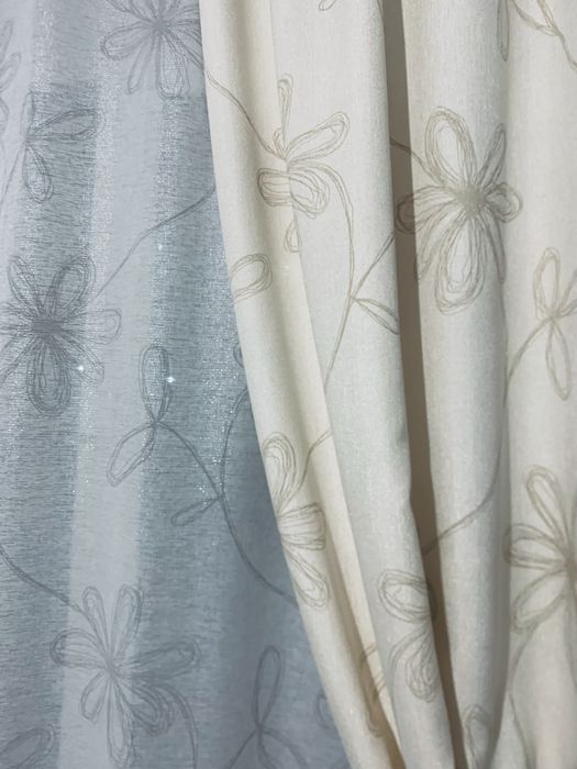 Продам шторы+тюль ЛЕН
