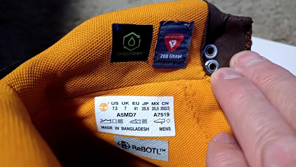 TIMBERLAND VIBRAM Eurohiker размер 41