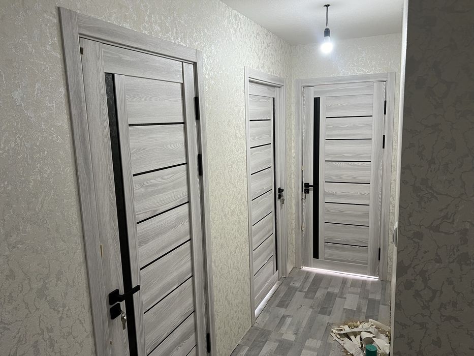 установка дверь