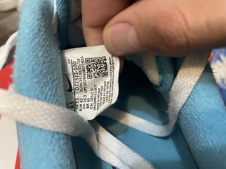 Air force 1 low “split” - Light Blue