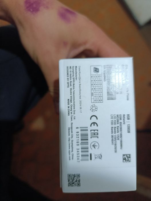 Oppo A60 8ga128 holati idiyal