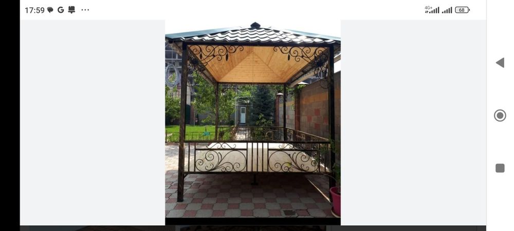 Беседки металлические