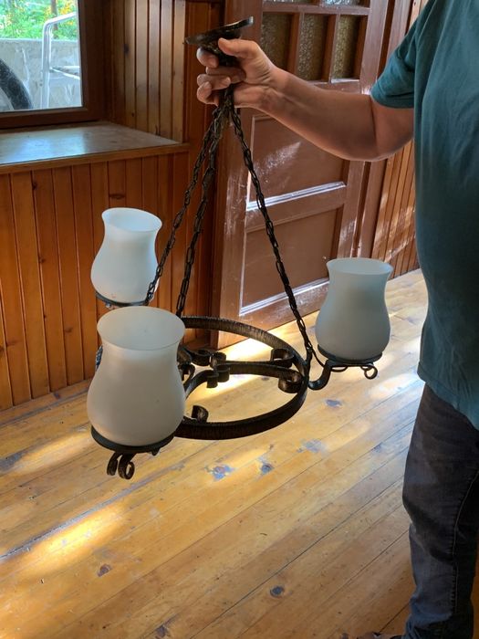 Ръчно изработен Полилей от Ковано Желязо