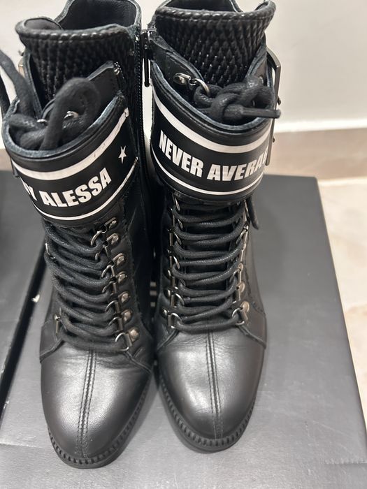 Боти естествена кожа - Алеса