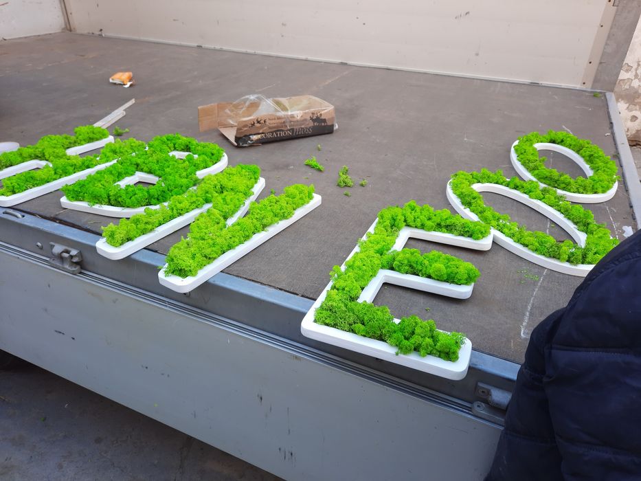 Litere volumetrice reclame volumetrice