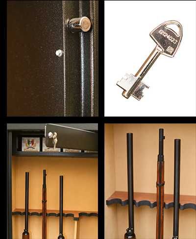 Dulap 10 arme cu vizor si cutie interioara, 150x45x33 cm