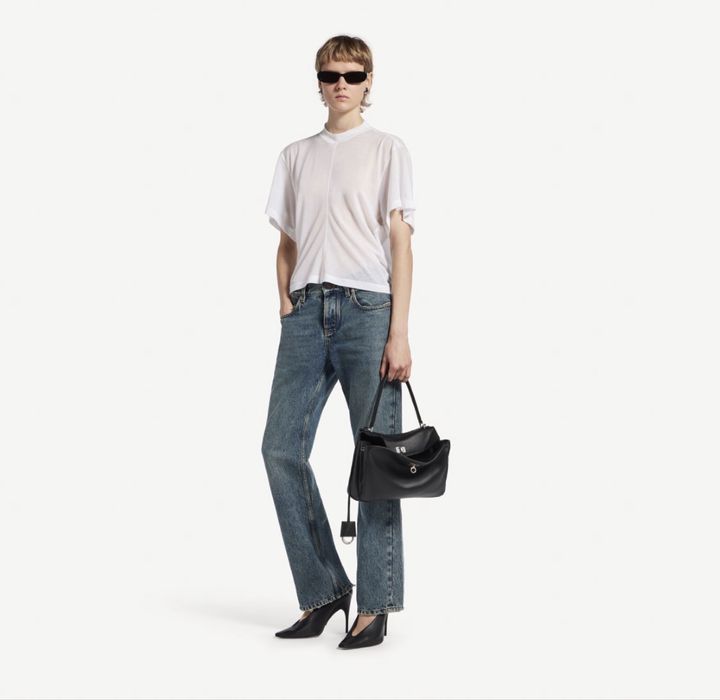 Сумка Balenciaga Rodeo Small silver