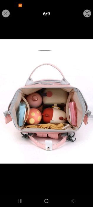 Раница подходяща за майка с бебе