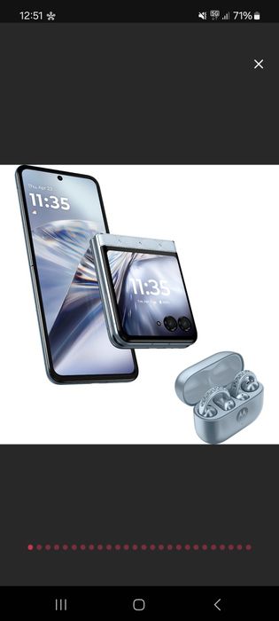 Motorola razr 60 5g+buds loop swarovski