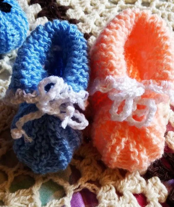 пинетки вязанные