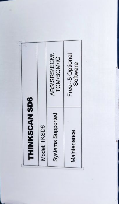 Автосканер TINKSCAN SD6