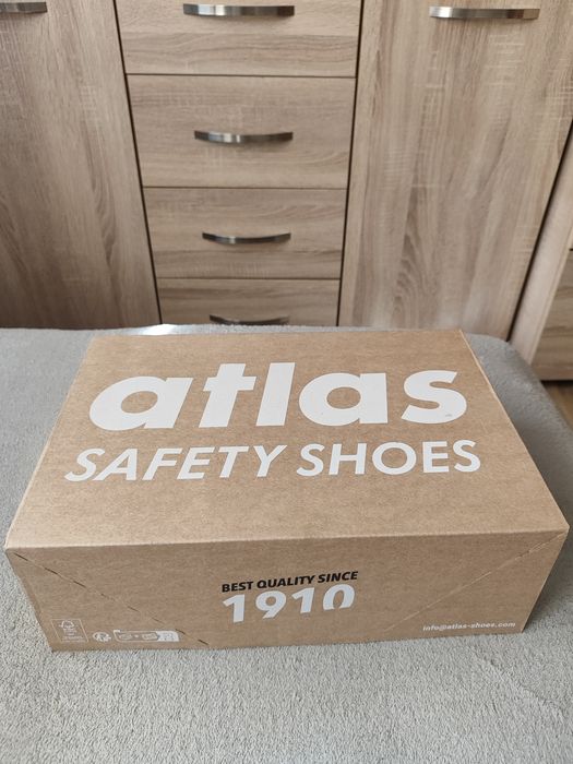 Работни обувки Atlas Safety Shoes (EN ISO 20345) – Чисто нови (Номер 43)