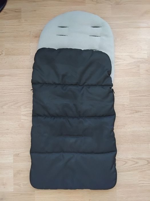 Sac de dormit pentru carucior, Yatovur, Nylon, Negru/Gri
