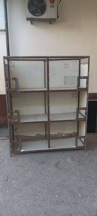 Qushlar uchun qafas 6 xonali holati yaxshi