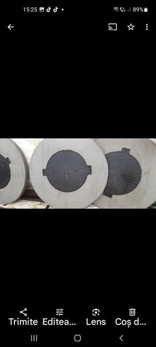 Tuburi beton cu capace