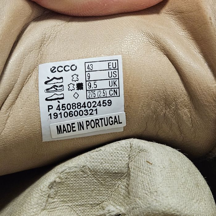 Pantofi sport piele Ecco 43 gri