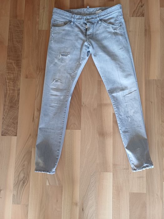 Дънки Dsquared2 светло сиви