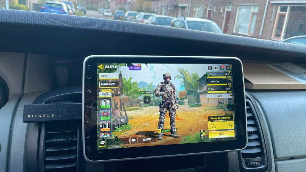 Navigatie Android 1 Din Universala Ecran Rotativ - CarPlay