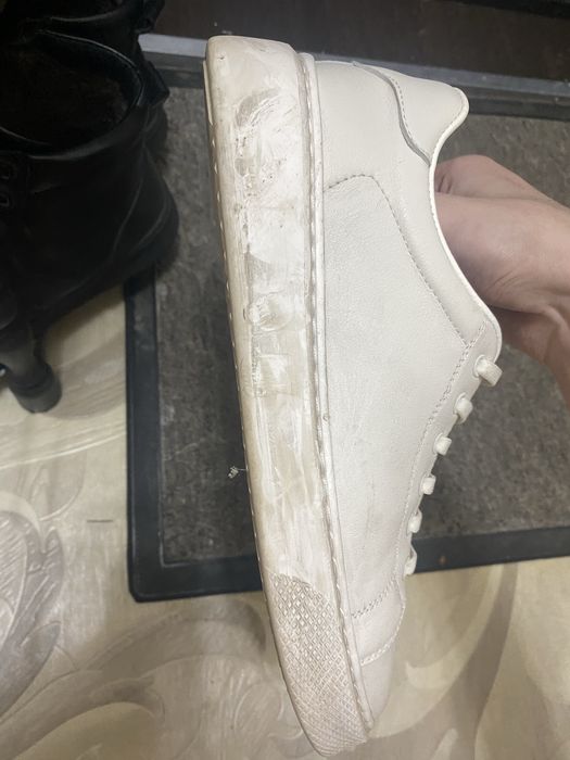 Кожанные кроссовки