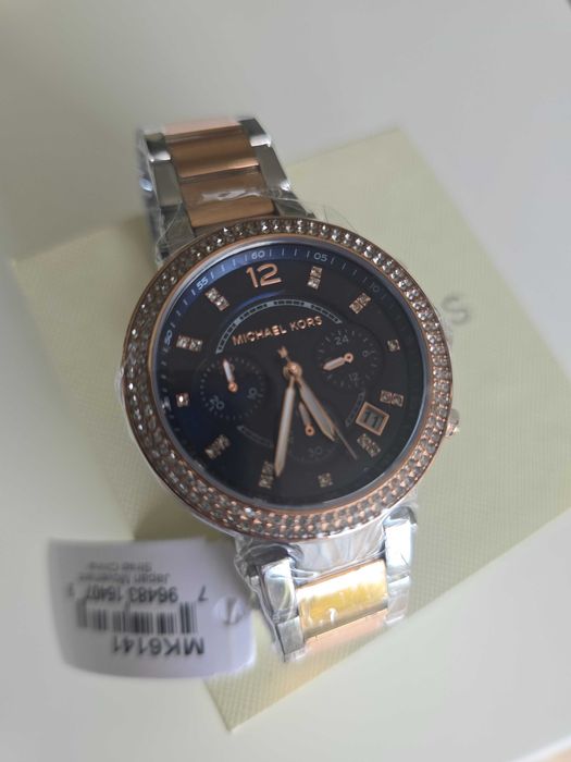 Ceas dama Michael Kors MK6141, argintiu/roze, nou, sigilat, nepurtat