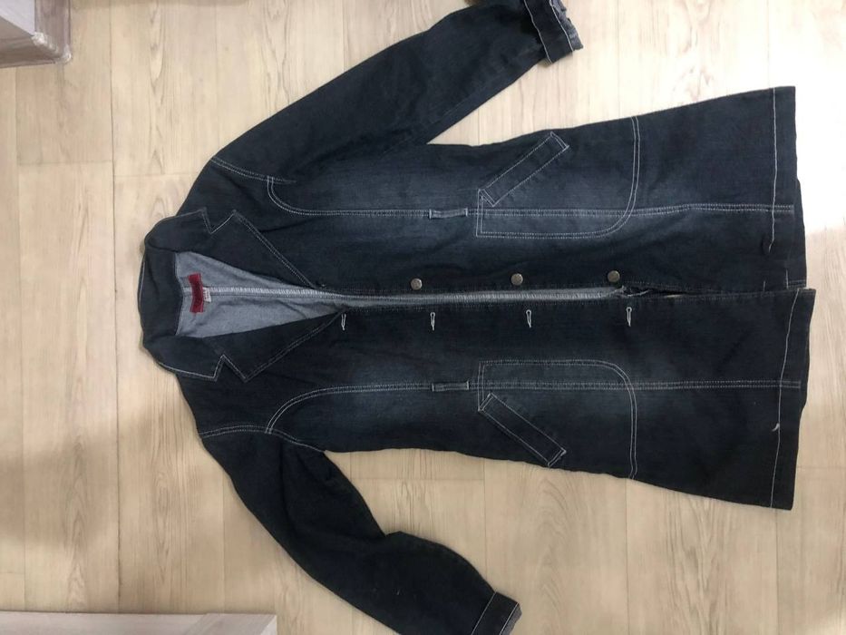 Женский джинсовый сюртук