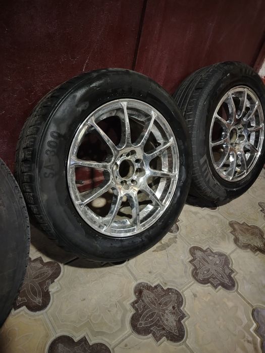 R15/195/60 sport Diska 4/100 spark, cobolt, nexia3 ga tushadi