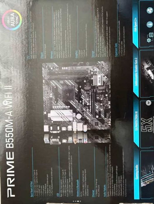 SE VAND PLACI DE BAZA SI PROCESOARE Asus B550-M respectiv Ryzen 5 5500