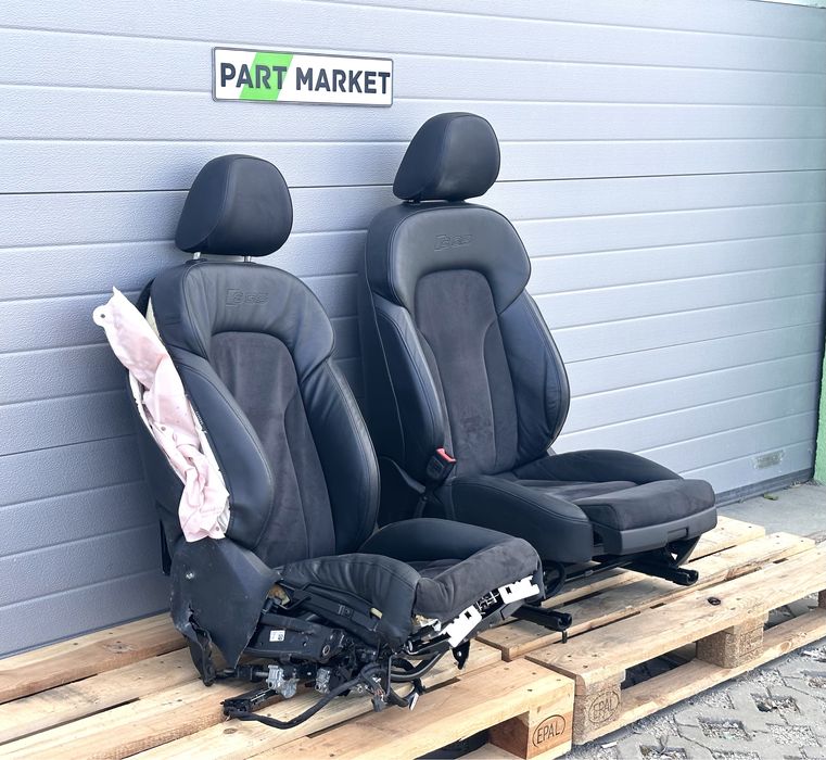 Предни седалки AUDI SQ5 8R Кожа с алкантара