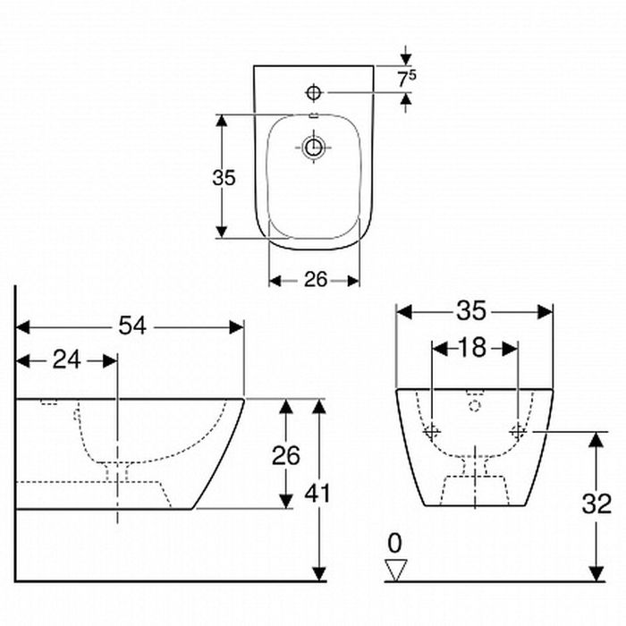 Биде Подвесные GEBERIT Smyle Square из Швейцарии! Бренд GEBERIT