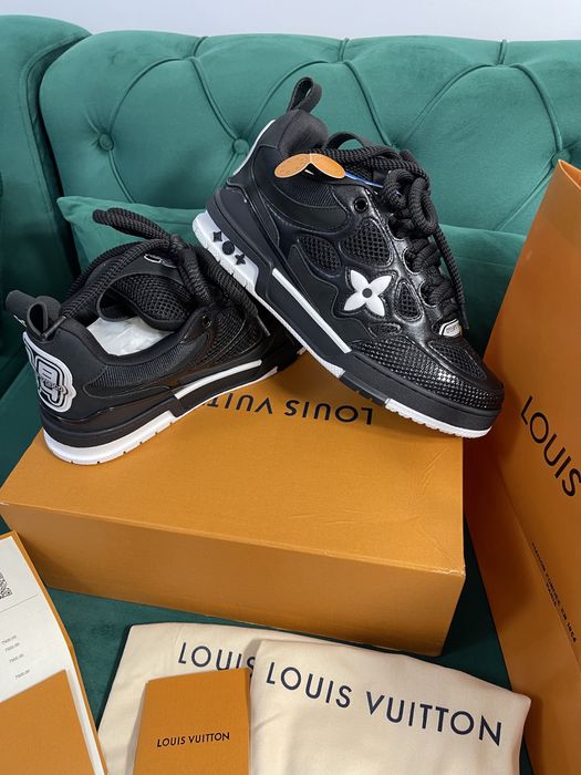 Adidasi Louis Vuitton Skate piele naturala Full Box Premium