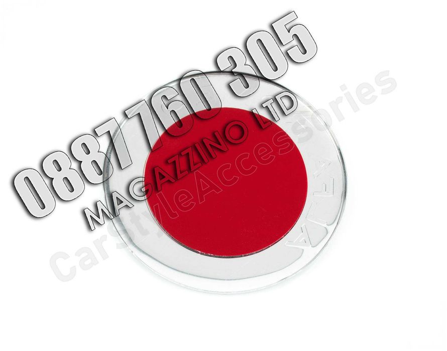 Черни Емблеми Алфа Ромео 2 Броя - Комплект Предна и Задна 147, GT..