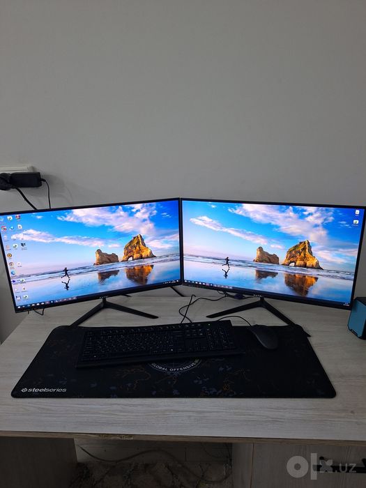 PC komplekt ikkita monitor bilan