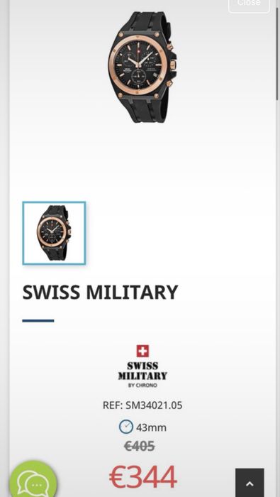 Ceas Swiss Military Chronograph Quartz - SM34021.05