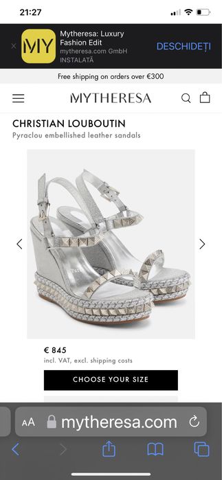 Sandale Louboutine originale