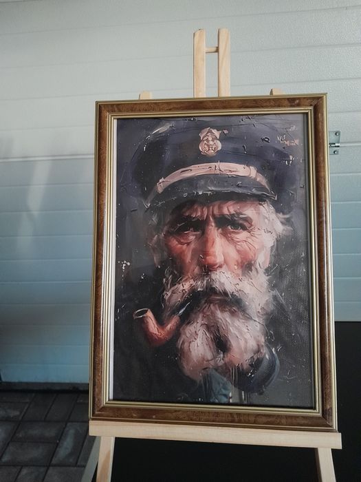 3 Tablouri decorative cu pânză imprimata canvas, rama lemn 33/24 cm