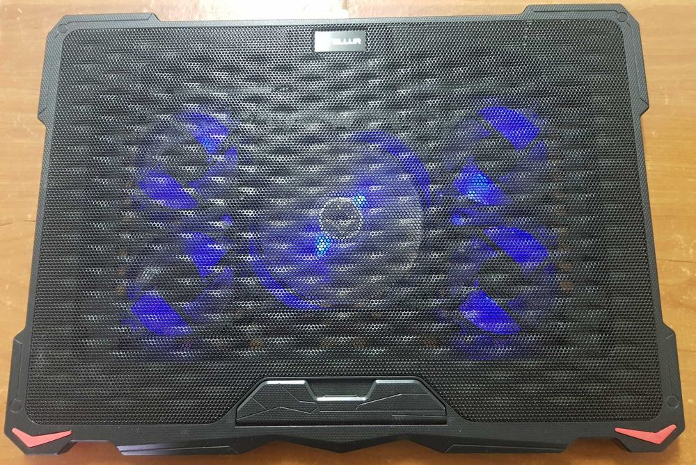 Stand/Cooler notebook Tellur Basic, 17.3 inch, 5 ventilatoare, Negru