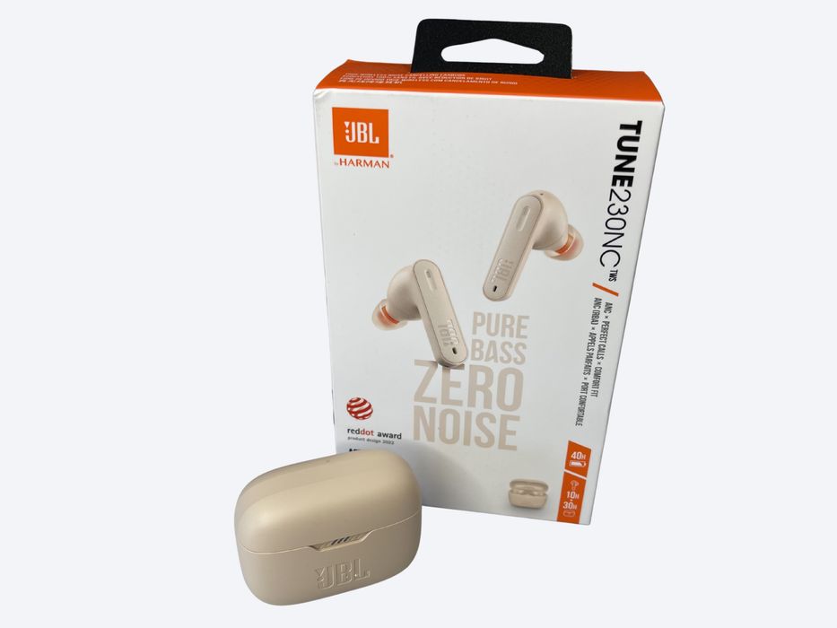 JBL Tune 230NC TWS безжични Bluetooth слушалки – пясъчно бежови