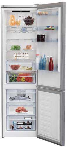 Нов хладилник с фризер Беко/Beko MCNA406E40ZXBN 203 см Total No Frost