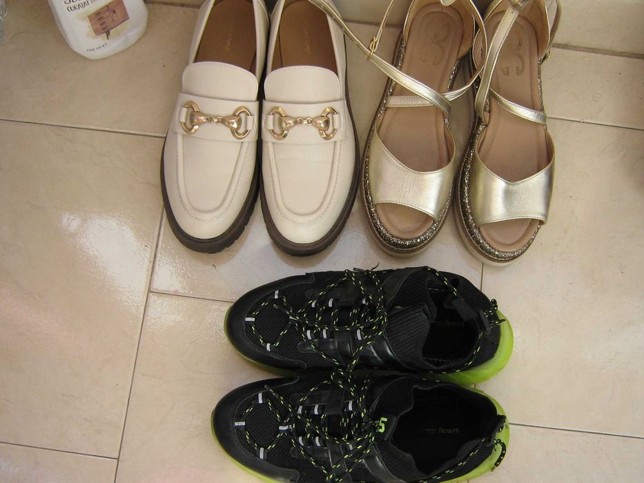 pantofi 41,sandale 41 NOI si adidasi,39 si 36,5