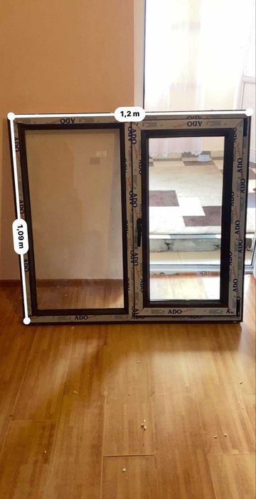 Usa mare cu pui,usa simpla si geamuri termopan mahon