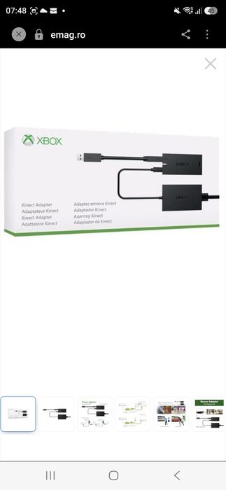Adaptor Microsoft Xbox One S Kinect Windows Eu Pc/Xbox One S